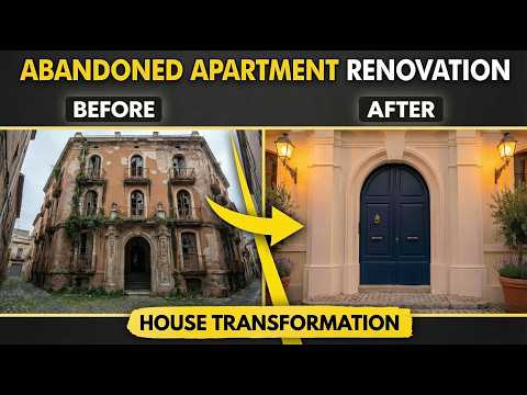 Abandoned for 80 Years. We Brought It Back. (Full Mediterranean Apartment Restoration)