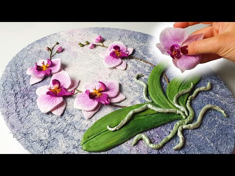 Unreal 3D TEXTURE!! Unique Orchid Art YOU Can Try! | AB Creative Tutorial