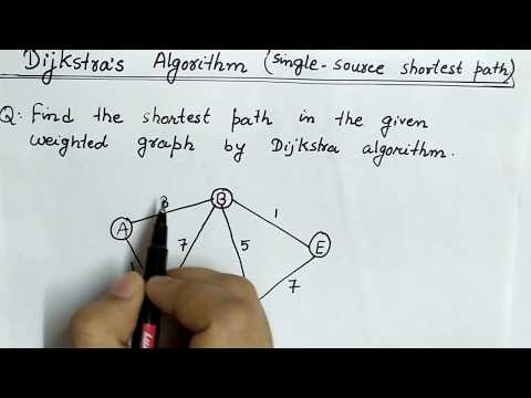 Lec-42 Dijkstra Algorithm In Hindi | Single Source Shortest Path | Operation Research