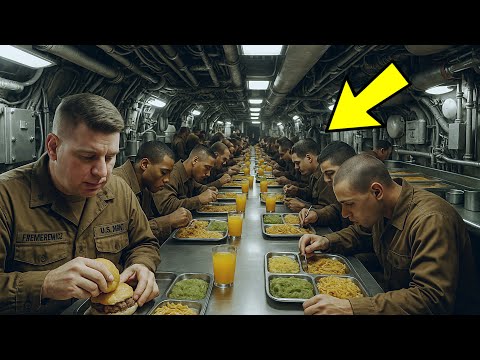 How Submarine Sailors Eat and Sleep for 6 Months Underwater?
