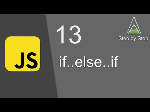 JavaScript Beginners Tutorial 13 | If Else If statements