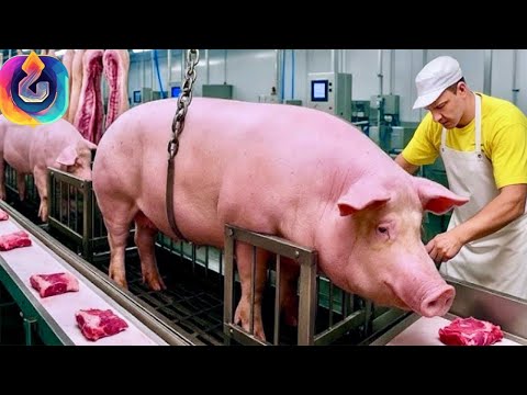 SO FUNKTIONIERT DIE FLEISCHINDUSTRIE: Millionen von Schweinen werden in Wurstfabriken verarbeitet.