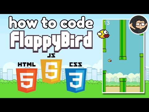 Create Flappy Bird clone in Javascript HTML CSS