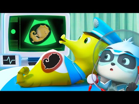 Amazing Seahorse Dads | Super Rescue Team | Kids Cartoon | BabyBus TV