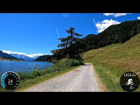 extra long Indoor Cycling fat Burning Workout Alps with Garmin mp/h speed Display 4K