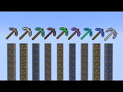 Which Minecraft pickaxe is the fastest?