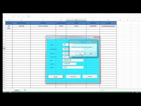 Excel VBA Userform form creation (Add, Search, Edit) easily