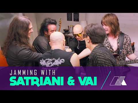 What REALLY Happened Backstage with Satriani & Vai