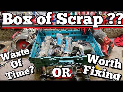 Box of broken tools worth fixing or worthless box of scrap?? 