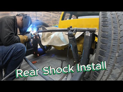 Rear shock fabrication and install on the OBS