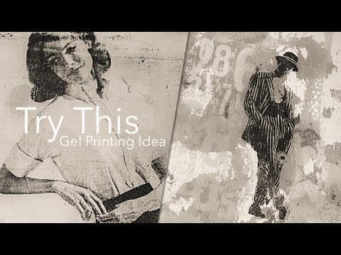 Lots Of Gel Plate Printing Techniques That Are Fun And Easy To do