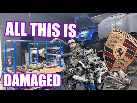 Ep 3 Porsche Cayenne 2.9TFSI , engine tear down , found this damage and the bill is now double !