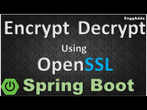 How to Encrypt & Decrypt Using OpenSSL | Encrypt & Decrypt API response using OpenSSL | EnggAdda