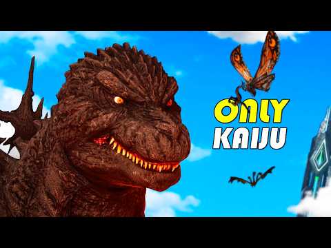 ARK 100 Days, But I Replaced EVERY Dino with Kaiju...