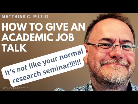 How to give an academic job talk. #interview #phd #phdlife #jobtalks #assistantprofessorinterview