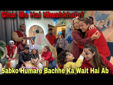 Sabko Ab Hamare Bachhe Ka Wait Hai || Ghar Me Hai Khushkhabri || Jyotika and Rajat