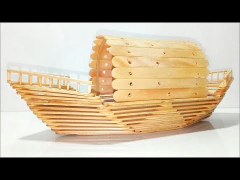 DIY! USEFUL DIY IDEAS Make an Elastic Band Paddle Boat ||  How to make a boat with ice cream