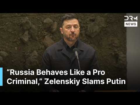 JUST IN: Ukraine’s Zelenskiy Exposes Putin’s Lies, Demands Justice in Dutch Parliament Speech | AC1B
