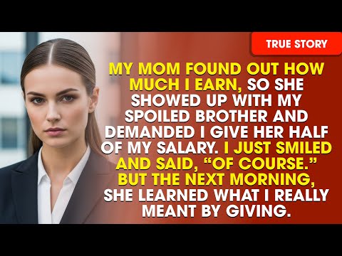 My Mom Found Out My Income, So She Showed Up With My Spoiled Brother And Demanded I Give Her...