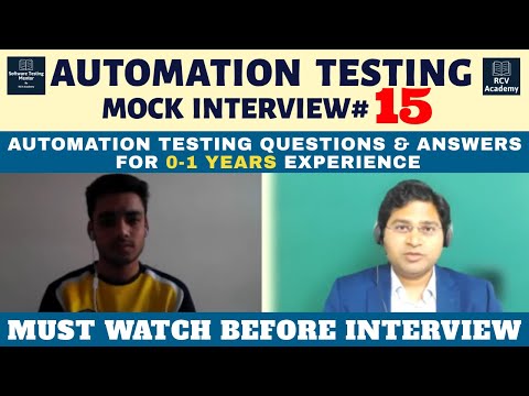 Selenium + Java Interview Questions for Freshers - Automation Testing Interview Questions
