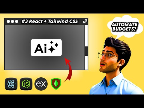 Build AI Personal Finance Tracking App React, Full Stack Project MERN | #3 React with Tailwind setup