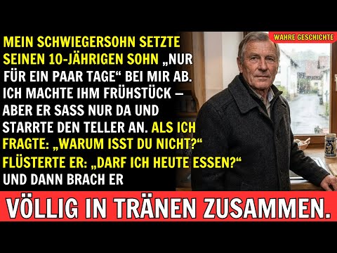 WAHRE GESCHICHTE: Mein Schwiegersohn bat mich, seinen 10-jährigen Sohn zu betreuen. Aber …