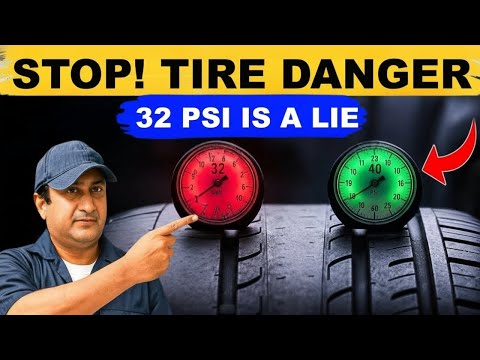 STOP Setting Tire Pressure to 32 PSI! (You're Destroying Your Car)