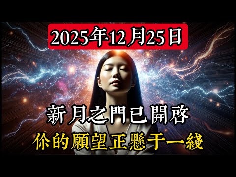 天選之人:最終新月之門已開啟,現在就看到這,在它消失或摧毀你的願望之前!#靈性 #靈修 #能量覺醒 #星座運勢 #冥想 #宇宙