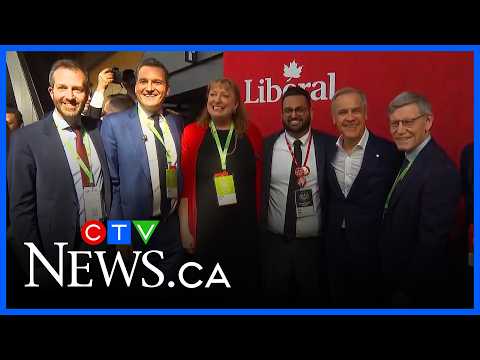 Liberals celebrate as majority government comes into view
