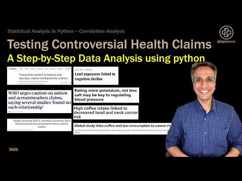 366b - Testing Controversial Health Claims: A Step-by-Step Data Analysis Using Python