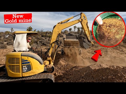 Excavator Hits The Jackpot MASSIVE Gold Find! 💰