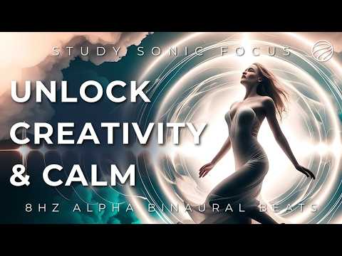 Alpha Brainwaves 8Hz | Binaural Beats for Inner Calm, Focus, Mental Clarity & Creative Flow