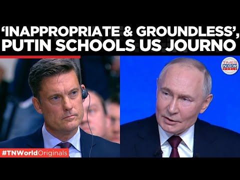 WATCH: Putin Clashes With NBC Journalist Over Ukraine War Deaths LIVE ON CAM