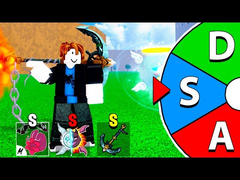 Random Letter Decides My Build for 24 Hours in Blox Fruits