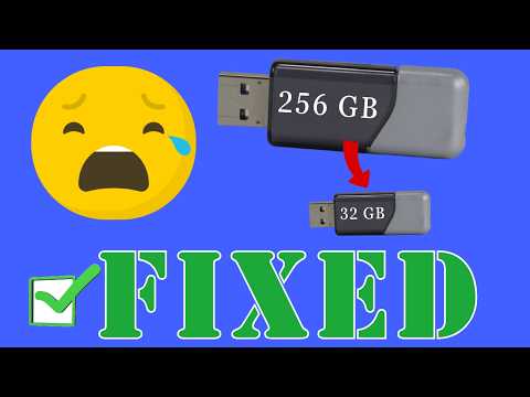 Restore USB Flash Drive to Full Capacity After Installing Windows