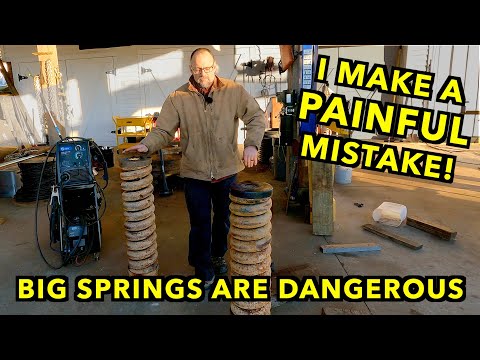 Fixing Track Tension Springs Is Not Easy.  Hard Lessons Learned!