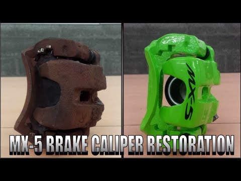 MAZDA MX-5 Brake Caliper Restoration ( Miata , Eunos )