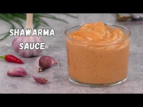 Shawarma Sauce Recipe | Creamy Garlic Sauce for Chicken Shawarma |  Tiffin Box