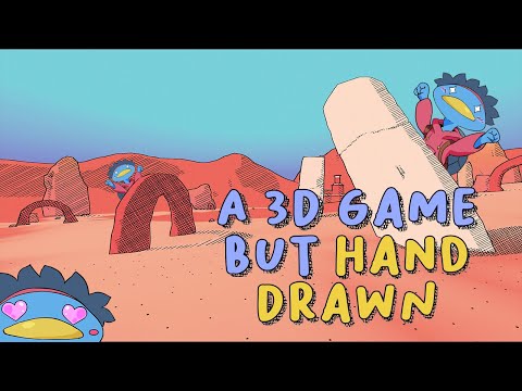 Moebius-style 3D Rendering | Useless Game Dev