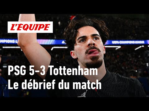 PSG 5-3 Tottenham: WHAT A SHOW! Thanks to a hat-trick from Vitinha, Paris overturns Tottenham