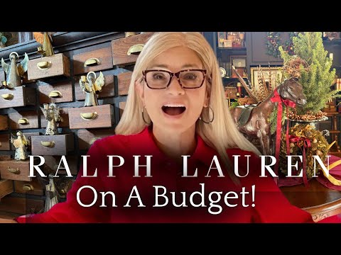 Ralph Lauren Christmas Under $10?! Upcycling & Styling My Thrift Store Finds