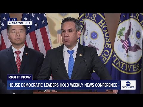 LIVE: House Democratic leaders hold news conference