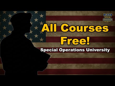 Green Beret is giving away all of his Online Courses for Free (1-27NOV)