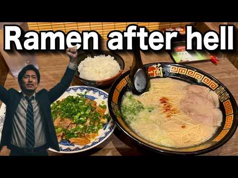 Japanese salaryman’s midnight ramen at Ichiran japan