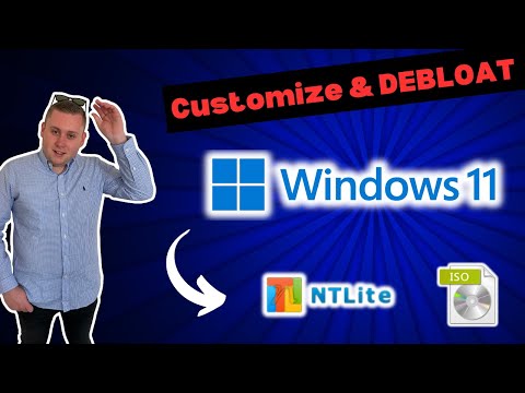 DEBLOAT Windows 10 & 11 using NTLite!