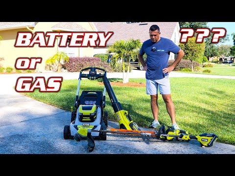 SWITCH TO BATTERY from Gas? RYOBI 40V HP Mower and Trimmers