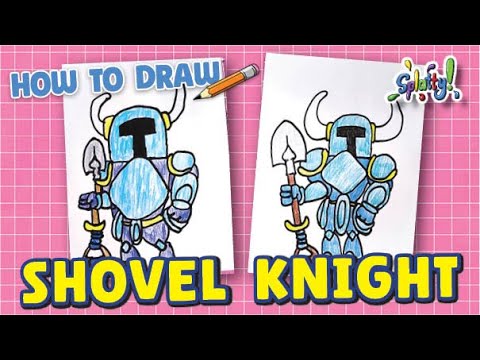 How to draw Shovel Knight!