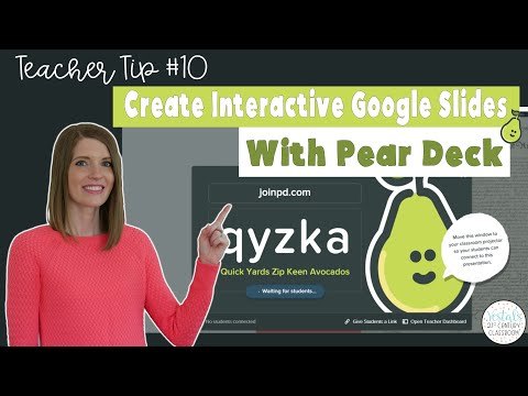 Create Interactive Google Slides with Pear Deck | Teacher Tip #10