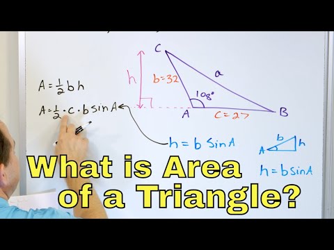 Area of a Triangle in Trigonometry - Formulas, Examples & Proofs - [2-20-13]