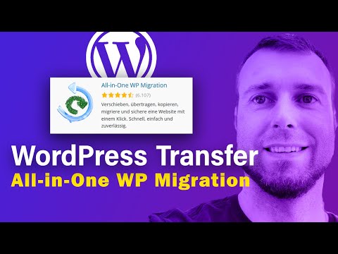 Wordpress übertragen: All-in-One WP Migration TUTORIAL (ganz einfach!)